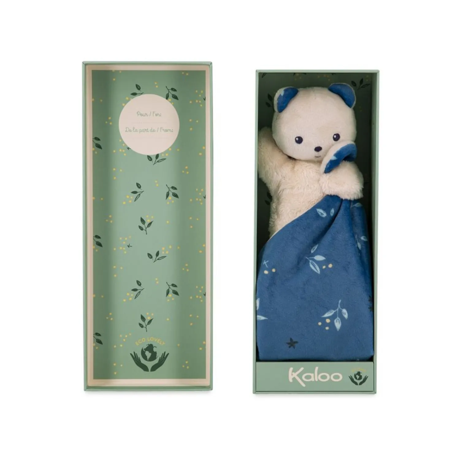 Doudou Bear Carre Douceur Night-Owl<Kaloo New