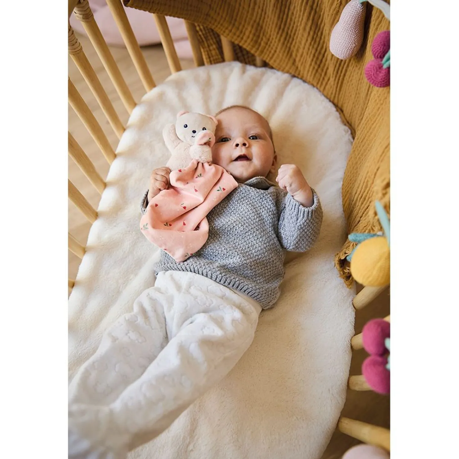 Doudou Bear Carre Douceur Leaves Of Love<Kaloo Online