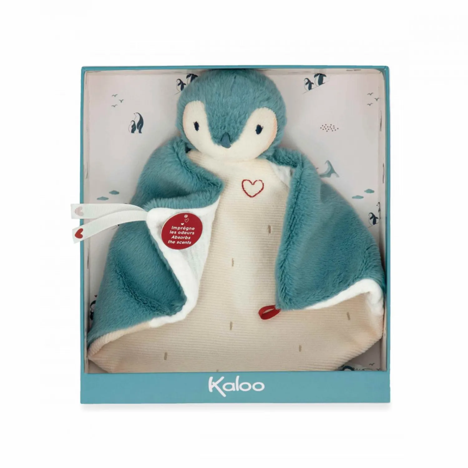 Doudou Penguin Green<Kaloo Clearance