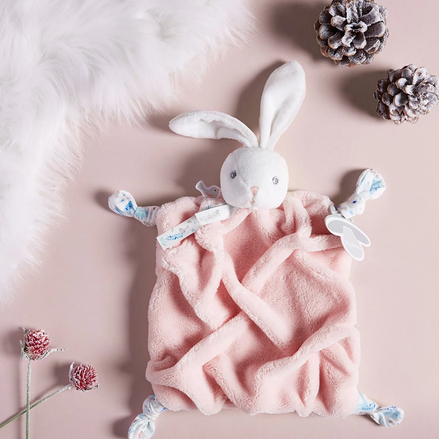 Doudou Rabbit Powder Pink<Kaloo New