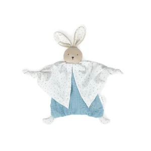 Organic Cotton Blue Doudou Rabbit<Kaloo New