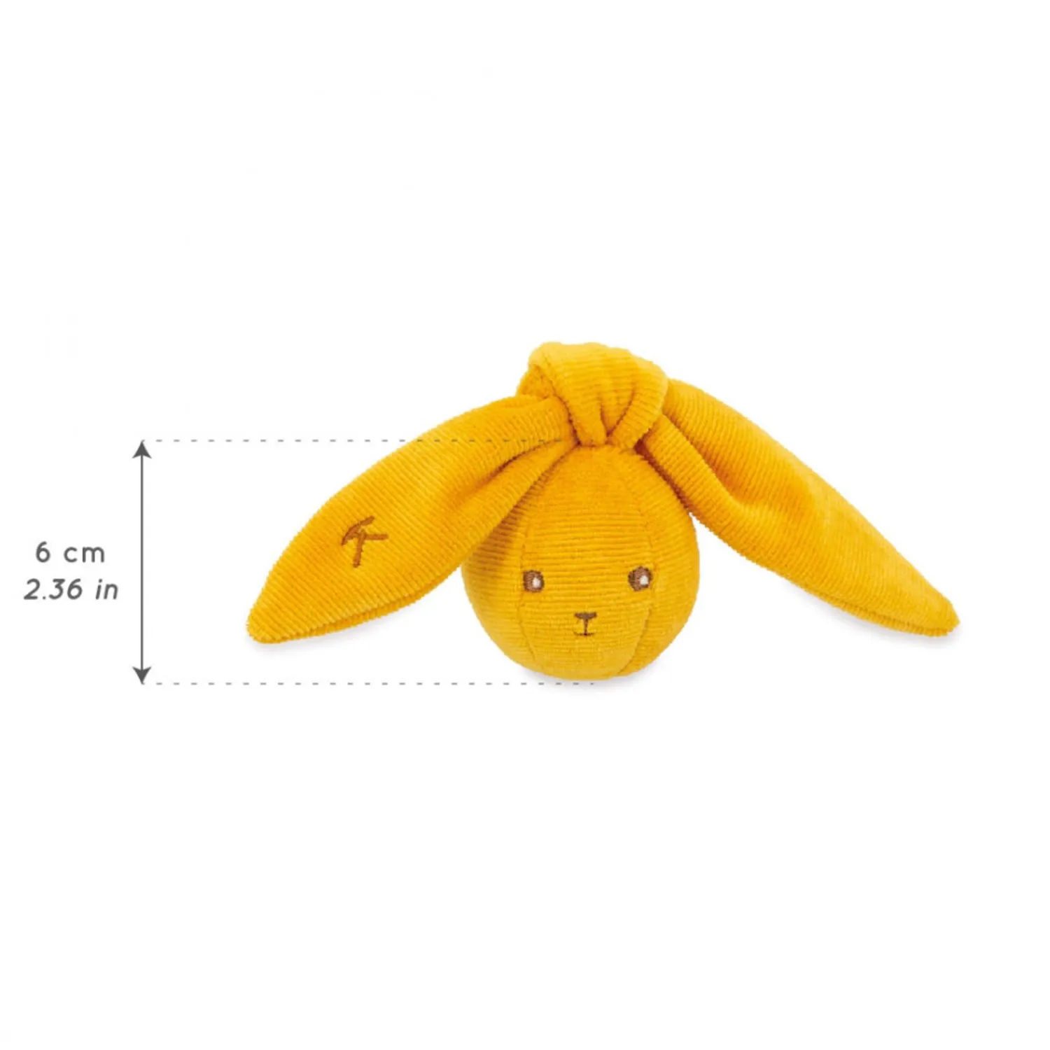 Rabbit Rattle Ball Ochre<Kaloo Discount