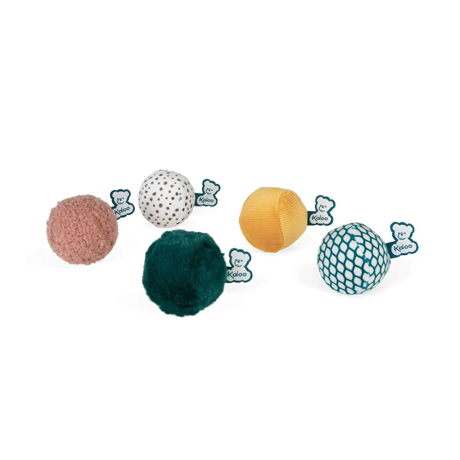 Sensory Soft Balls Set For Baby (5 Pieces)<Kaloo Online